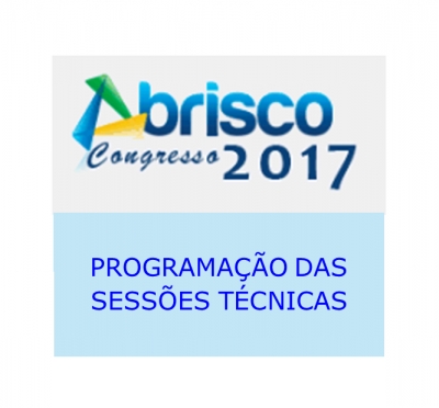 Programação Preliminar de todo o Congresso ABRISCO 2017